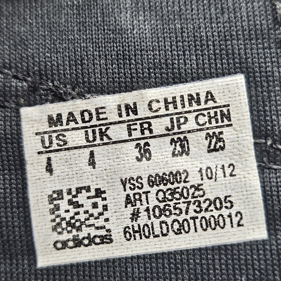 Adidas adissage hot pink and black slipon slide sandals size 4 - Picture 5 of 15